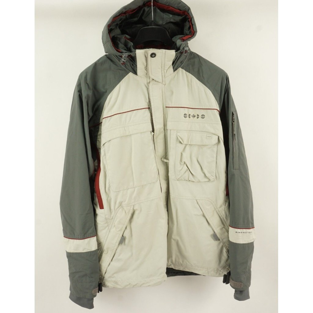 Westbeach Basecamp Series Hooded Ski Snowboarding Jacket Men's Medium Off-White